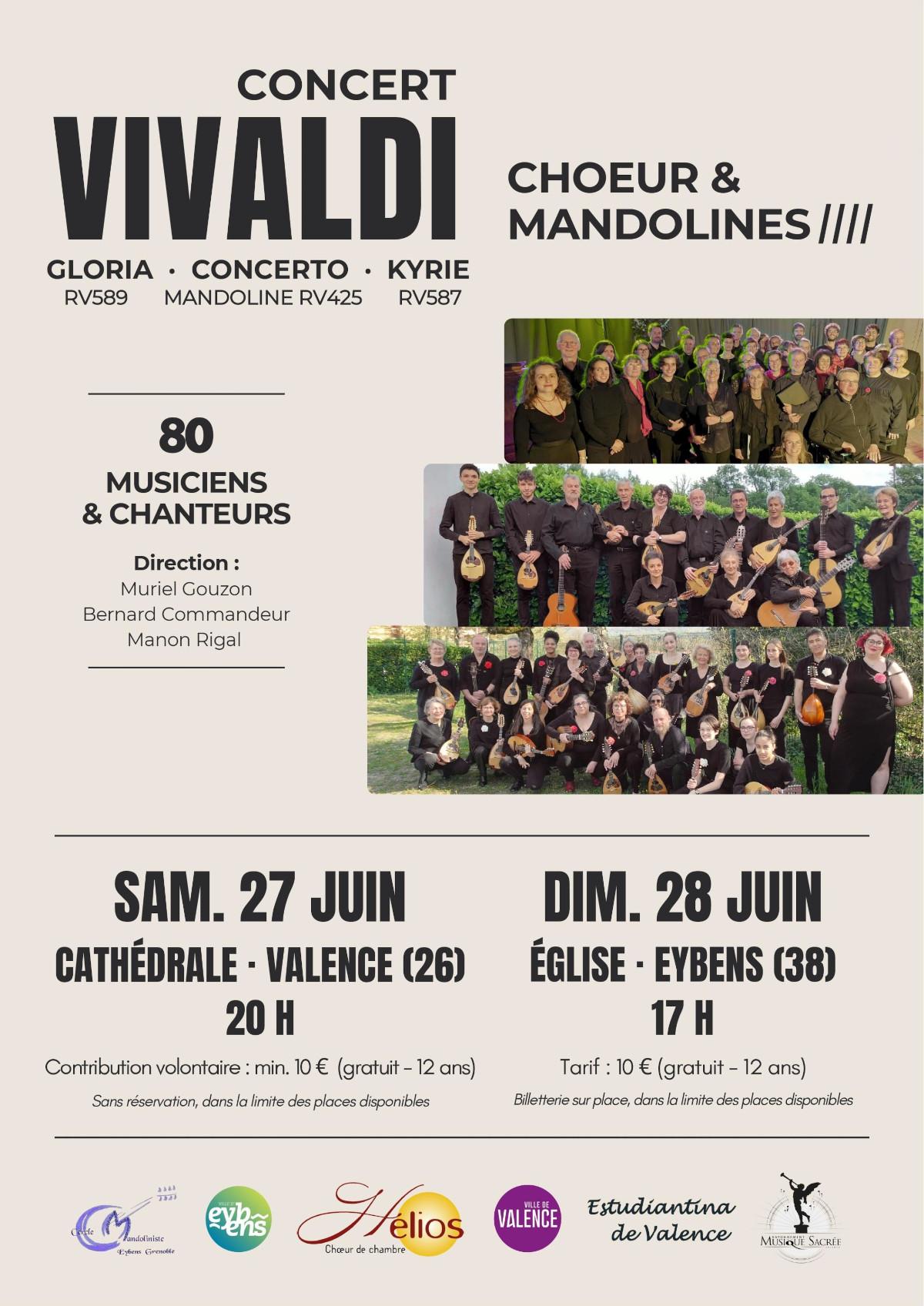 Concert Vivaldi Cercle mandoliniste Eybens Grenoble
