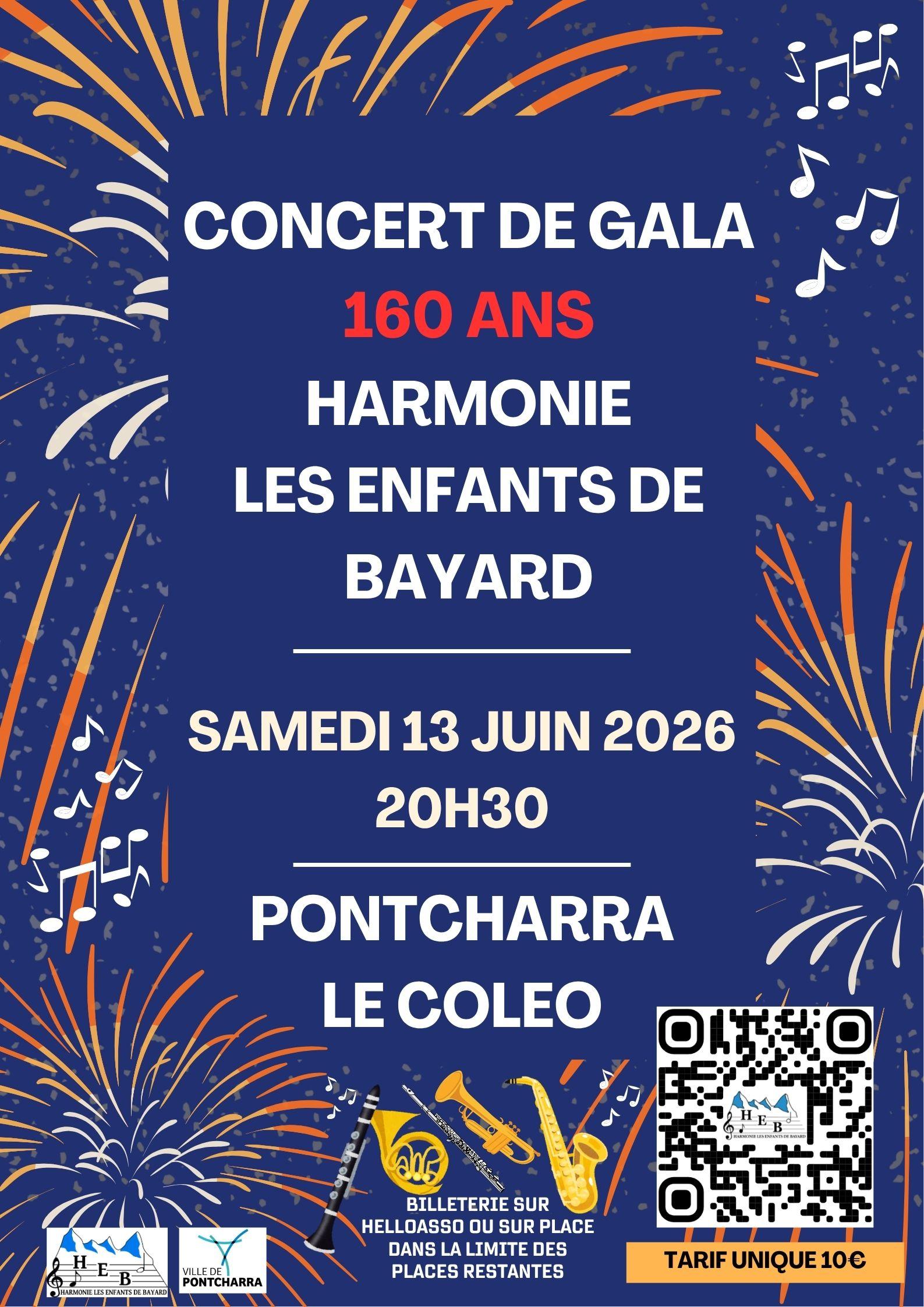 Concert de Gala Samedi 13 Juin au Coléo de Pontcharra