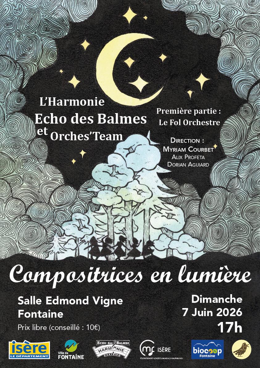 Affiche concert 7 juin 2026 Echo des Balmes