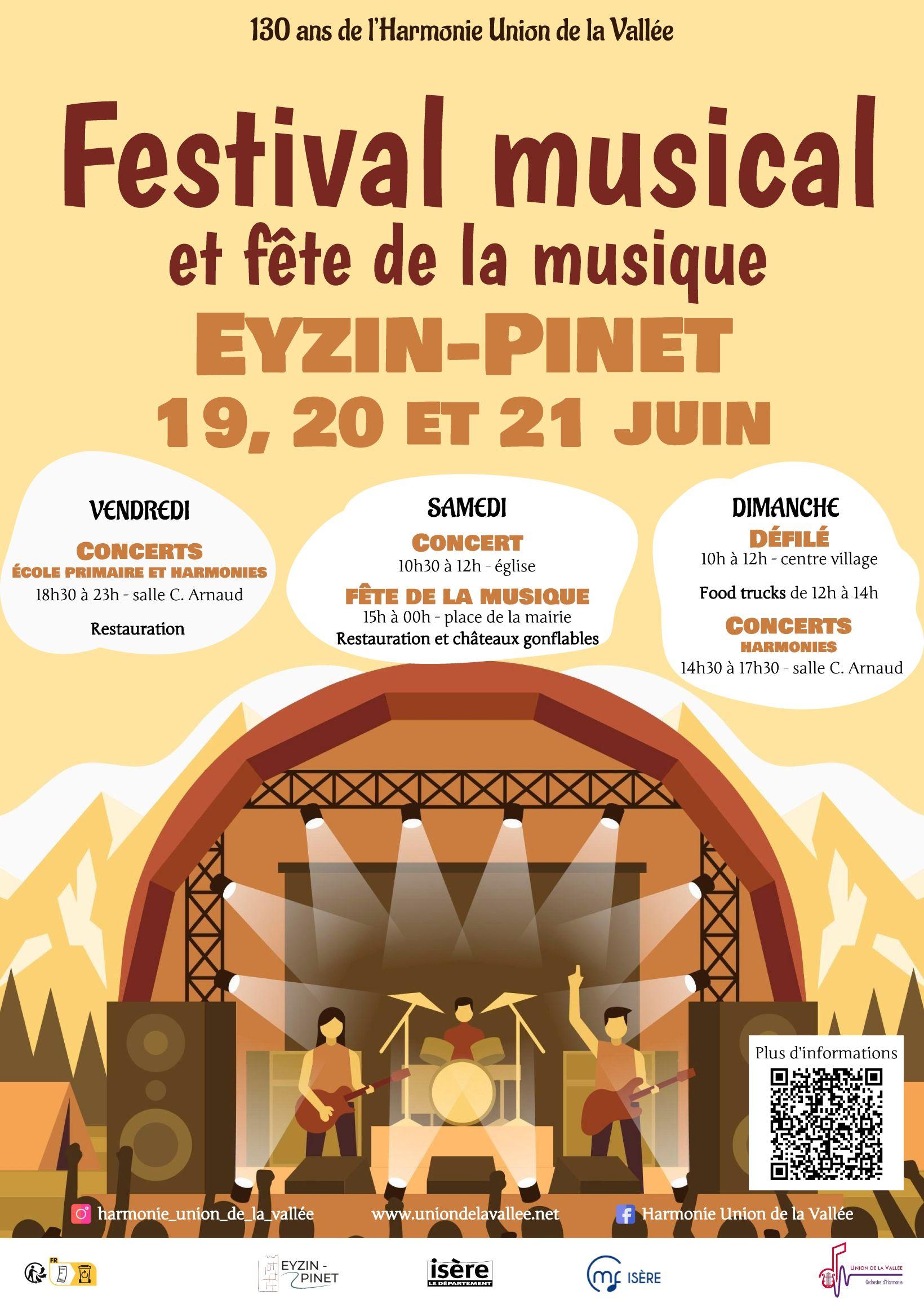 Union de la Valléee Affiche Festival 130 Ans 2026